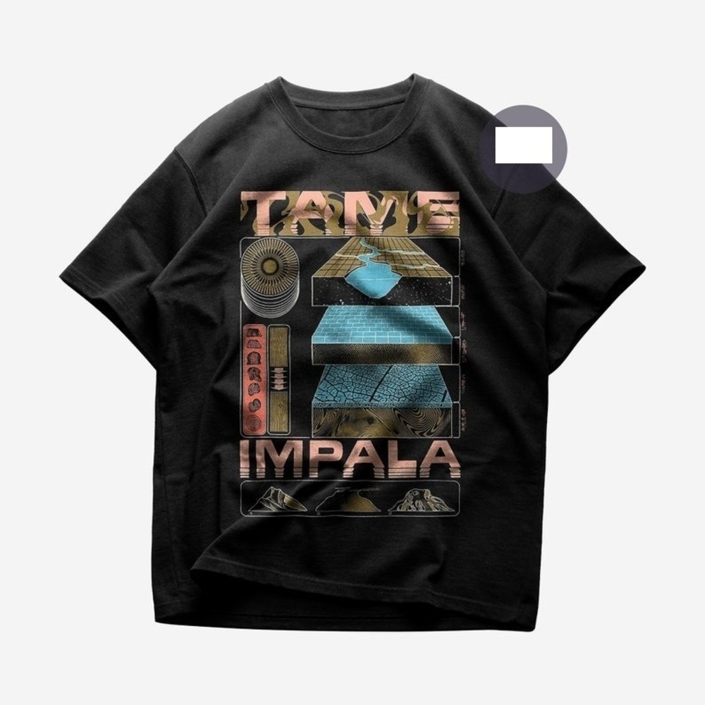 Tame Impala T-Shirt - Currents Album - The Less I Know The Better
